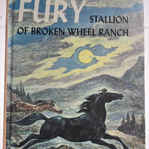 Fury Stallion of Broken Wheel Ranch Albert G. Miller 1959 Hardcover Vintage - Picture 1 of 4